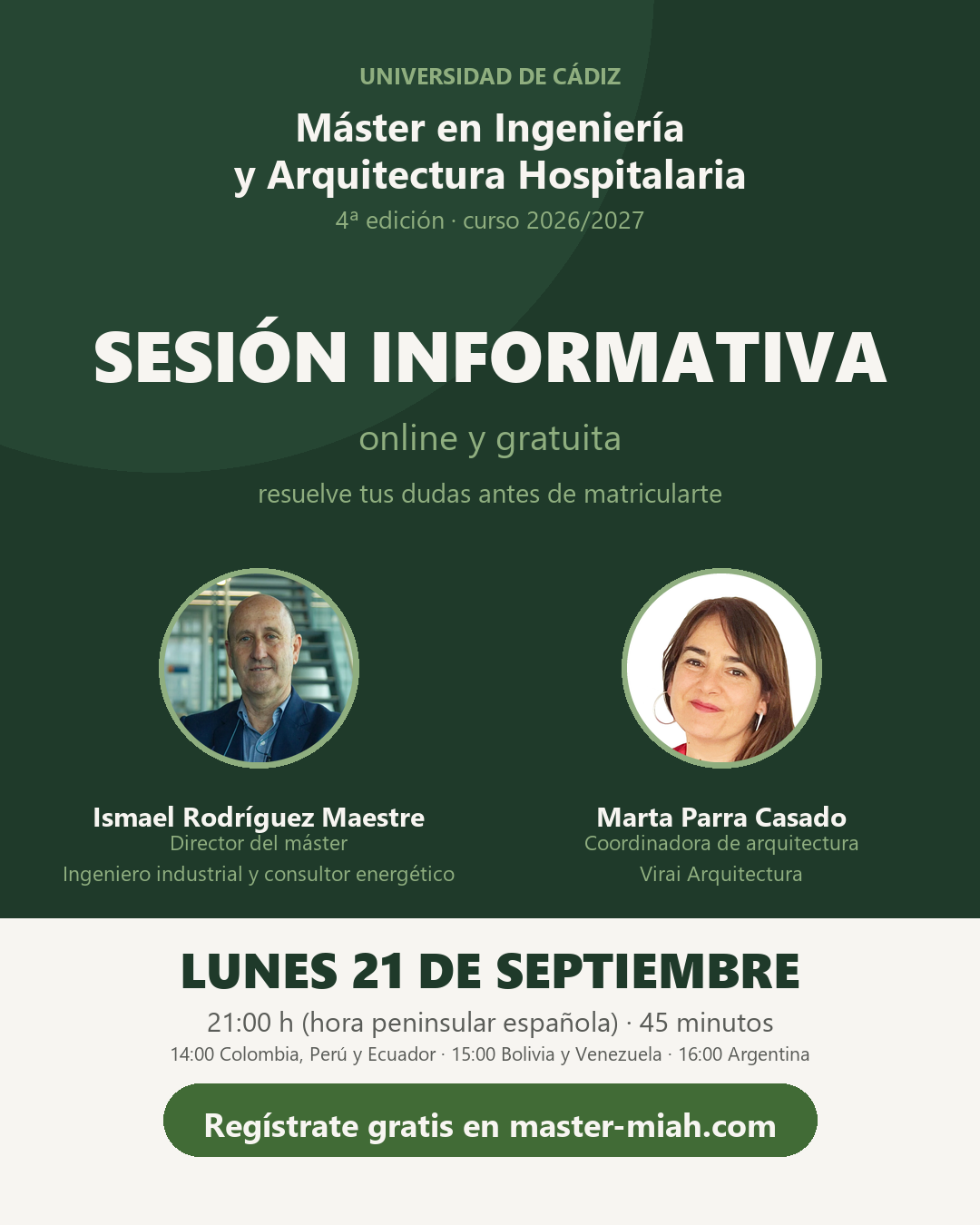Sesión informativa de la 4ª edición